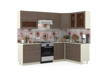 Модульная кухня Сандра капучино/белый