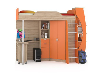 Модульная детская Ника оранжевый