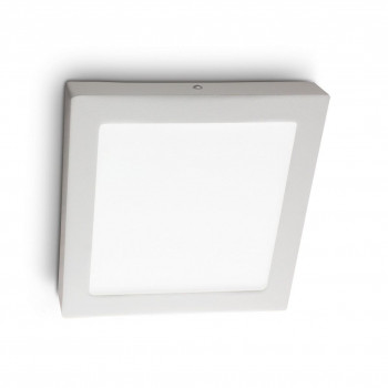 Настенно-потолочный светодиодный светильник Ideal Lux Universal AP1 12W Square Bianco