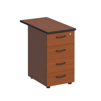 Дин-Р Тумба приставная 4 ящ с замком