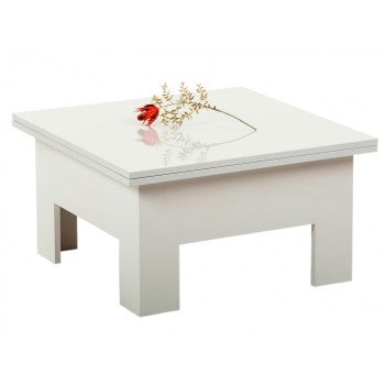 Стол-трансформер Basic GL, белый глянец