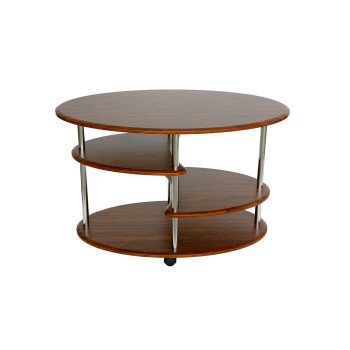 Стол журнальный "Эллипс", Орех