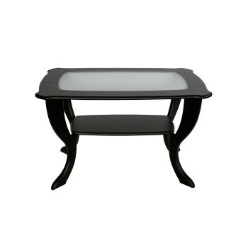 Стол журнальный "Маэстро" со стеклом СЖС-01, Венге