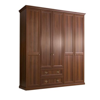 Венеция Шкаф 5-и дв. (без зеркал) для платья и белья с ящиками