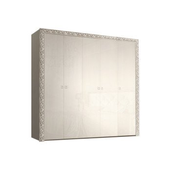 Тиффани Премиум Шкаф 5-и дв. для платья и белья