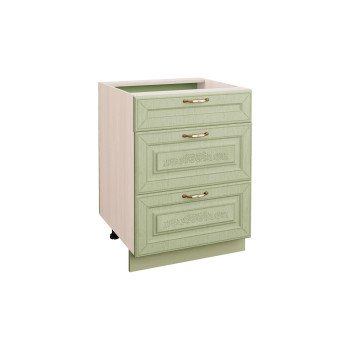 72.66 Оливия Стол кухонный (3 ящика с метабоксами)