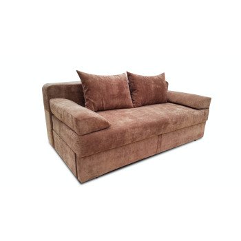 Диван Амстердам мини еврокнижка велюр коричневый