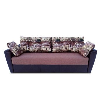 Диван еврокнижка ПАРИЖ 150 рогожка+жакард