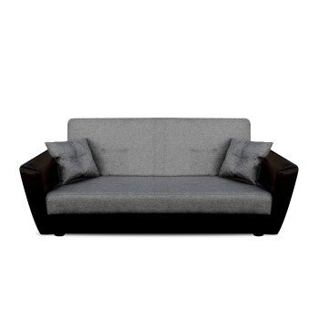 Диван книжка Амстердам серый со спальным местом 140 см