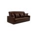 Диван Аккорд коричневая экокожа