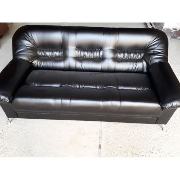 Диван Карелия 3- х местный, черный