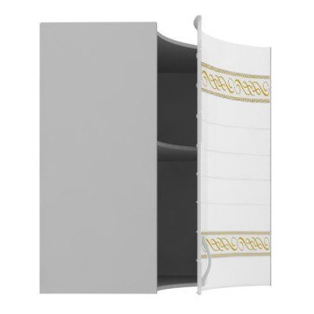 ЛД 016.311 Анастасия тип 3 Шкаф угловой с гнутым фасадом