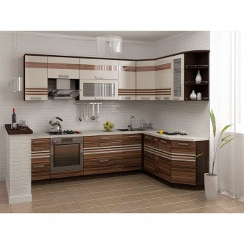 Рио 16 Кухонный гарнитур угловой 18 (ширина 280x190 см)