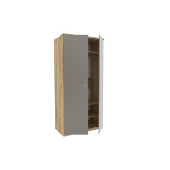 Фиджи Шкаф двухстворчатый с 1 зеркалом