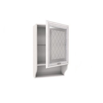 ЛД 275.557 Италия Шкаф кухонный 600 с открытой полкой стекло