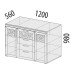 93.20 Тиффани Комод 93.20 Тиффани Комод