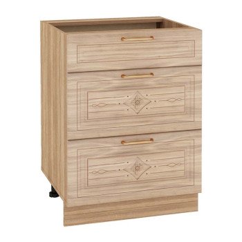 73.91 Шарлотта Стол кухонный (3 ящика с системой плавного закрывания)