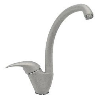 Смеситель кухонный Высокий в цвет мойки