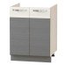 74.50 Графит Напольный шкаф под мойку