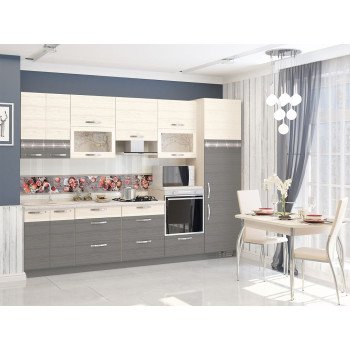 Графит Кухонный гарнитур 2 (ширина 300 см)