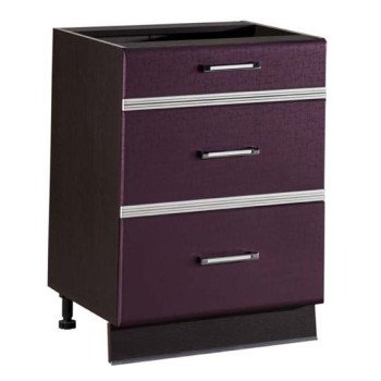 08.91 Палермо 8 Стол с 3-мя ящиками 600 мм (с системой плавного закрывания)