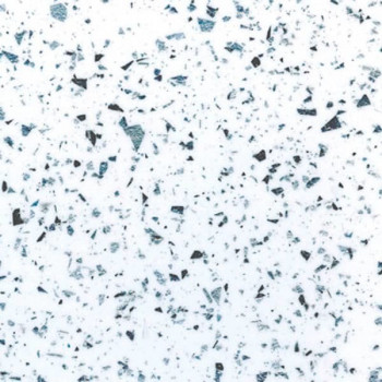 Угловая столешница КЕДР (к5) - Цвет: Белый кристалл ГЛЯНЕЦ 7110/1А