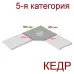 Угловая столешница КЕДР (к5) - Цвет: Брион 3316/1А