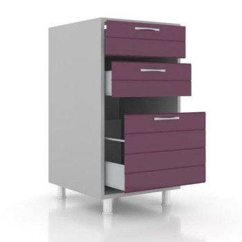 ЛД 035.132 М Анастасия тип 3 Стол 400 с 3 ящиками (выставочный образец)