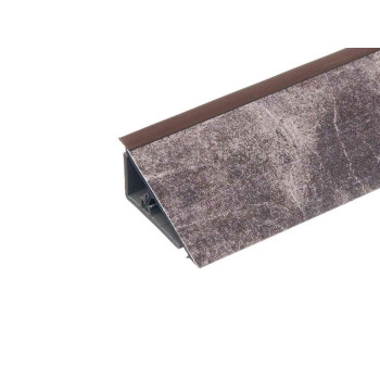Плинтус PERFETTO-LINE Emperador marble (Мрамор Императорский) 5040/SL (заглушка 219725-008)