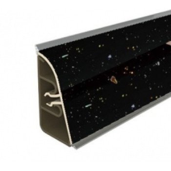 Плинтус для столешницы Thermoplast AP740 Цвет 1251 Чёрная искра 3 м Плинтус для столешницы Thermoplast AP740 Цвет 1251 Чёрная искра 3 м