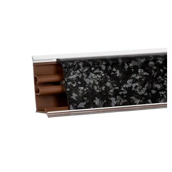 Плинтус для столешницы Korner - Цвет: Черное Серебро 20-37-0-6114 Плинтус для столешницы Korner - Цвет: Черное Серебро 20-37-0-6114