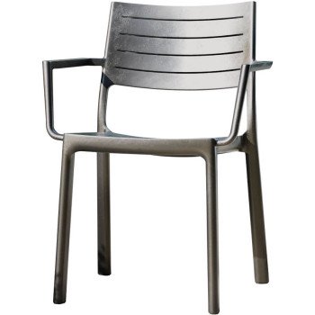 Стул пластиковый Metaline Armrest Стул пластиковый Metaline Armrest