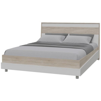 Мальта 4-1815дубсонрам.б-.МДФ Кровать 1600