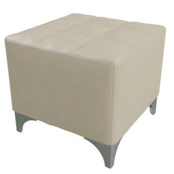 Банкетка 6-5109беж Жозефина, бежевая искусственная кожа, ШхГхВ 48х48х42 см.