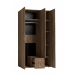 Шкаф для одежды и белья Монако 444, дуб табачный craft