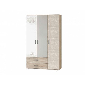 Эверест 500.28 Шкаф трехдверный с зеркалом