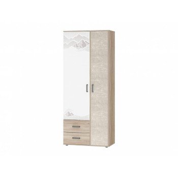 Эверест 500.01 Шкаф для одежды с полками и штангой