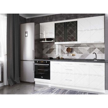 Кухонный гарнитур Бьянка 24 (ширина 220 см) Кухонный гарнитур Бьянка 24 (ширина 220 см)
