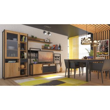 Техно Стенка для гостиной №1