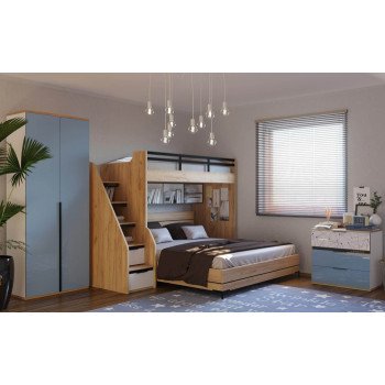 Урбан Детская спальня №7 синий