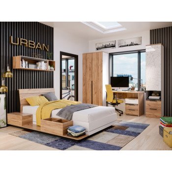 Урбан Детская спальня №2 дуб золотой