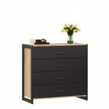 ЛД 678.110 Комод с 4 ящиками Техно
