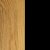 Дуб золотой/Черный +1200.0000