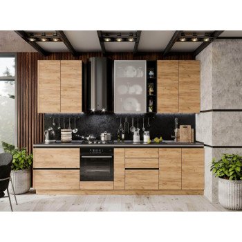 Кухонный гарнитур угловой Шервуд №4