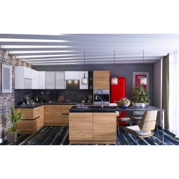 Кухонный гарнитур угловой Шервуд №2 Кухонный гарнитур угловой Шервуд №2