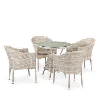 Комплект плетеной мебели T705ANT/Y350-W85 4Pcs Latte Комплект плетеной мебели T705ANT/Y350-W85 4Pcs Latte