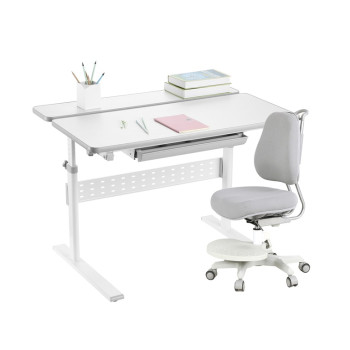 Комплект парта Colore Grey + кресло Paeonia Grey