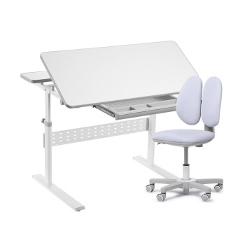 Комплект парта Colore Grey + кресло Mente Grey