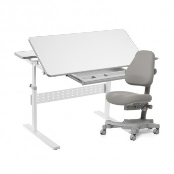 Комплект парта Colore Grey + кресло Solidago Grey