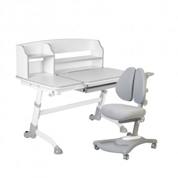 Комплект парта Amare II Grey + кресло Fortuna Grey